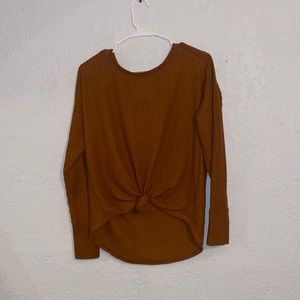 Mudd long sleeve copper sweater